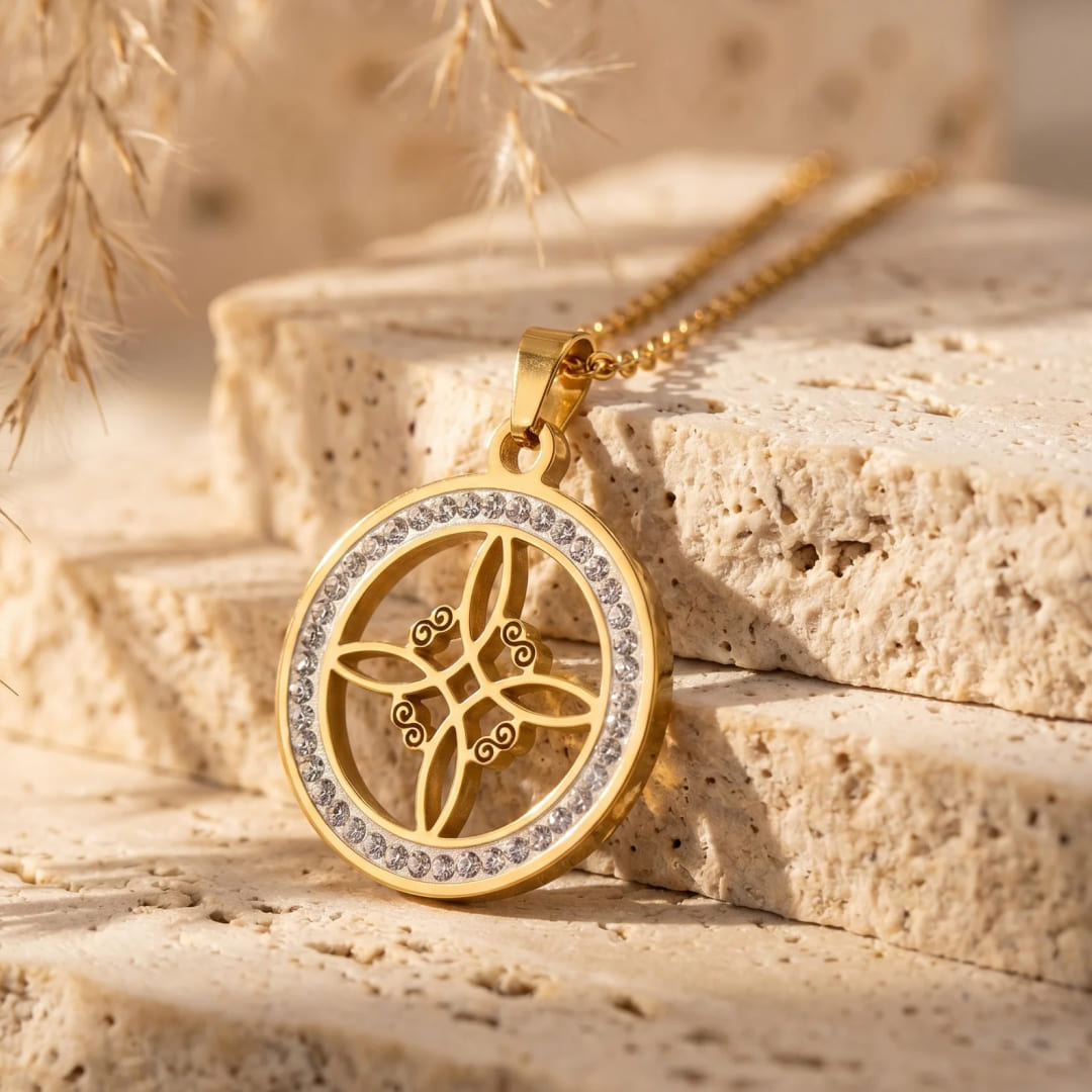 Pendentif "Nœud de Sorcière" - Protection Divine
