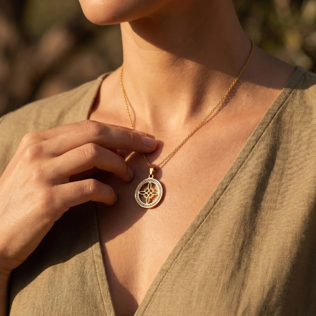 Pendentif "Nœud de Sorcière" - Protection Divine