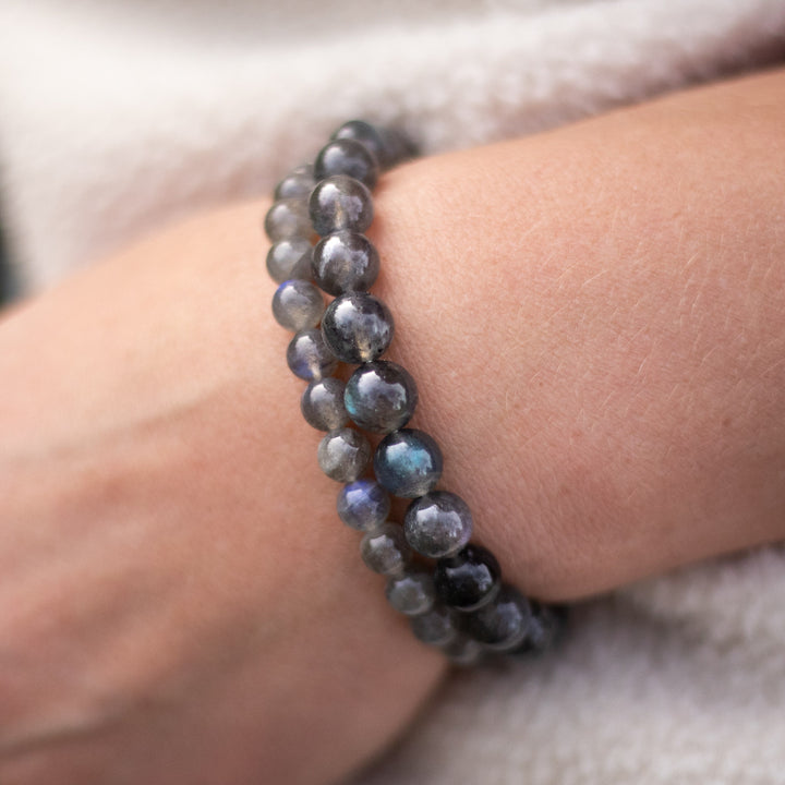 Bracelet "Bouclier de Protection" en Labradorite