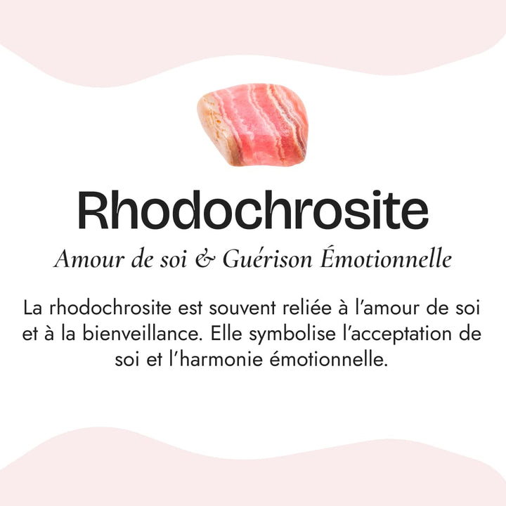 Collier "Perle de Tendresse" - Rhodochrosite