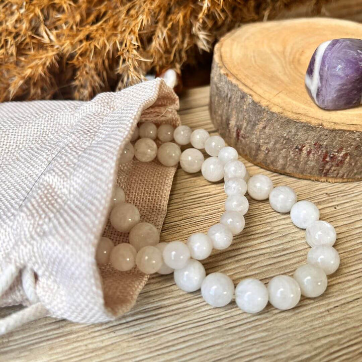 Bracelet "Sensibilité Féminine" en Pierre de Lune