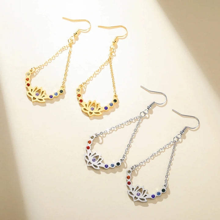 Boucles d'Oreilles "Renaître" Arc de Lumière