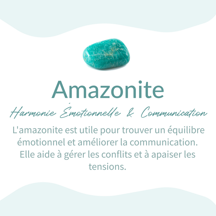 Pendentif "Rayons Zen" en Amazonite