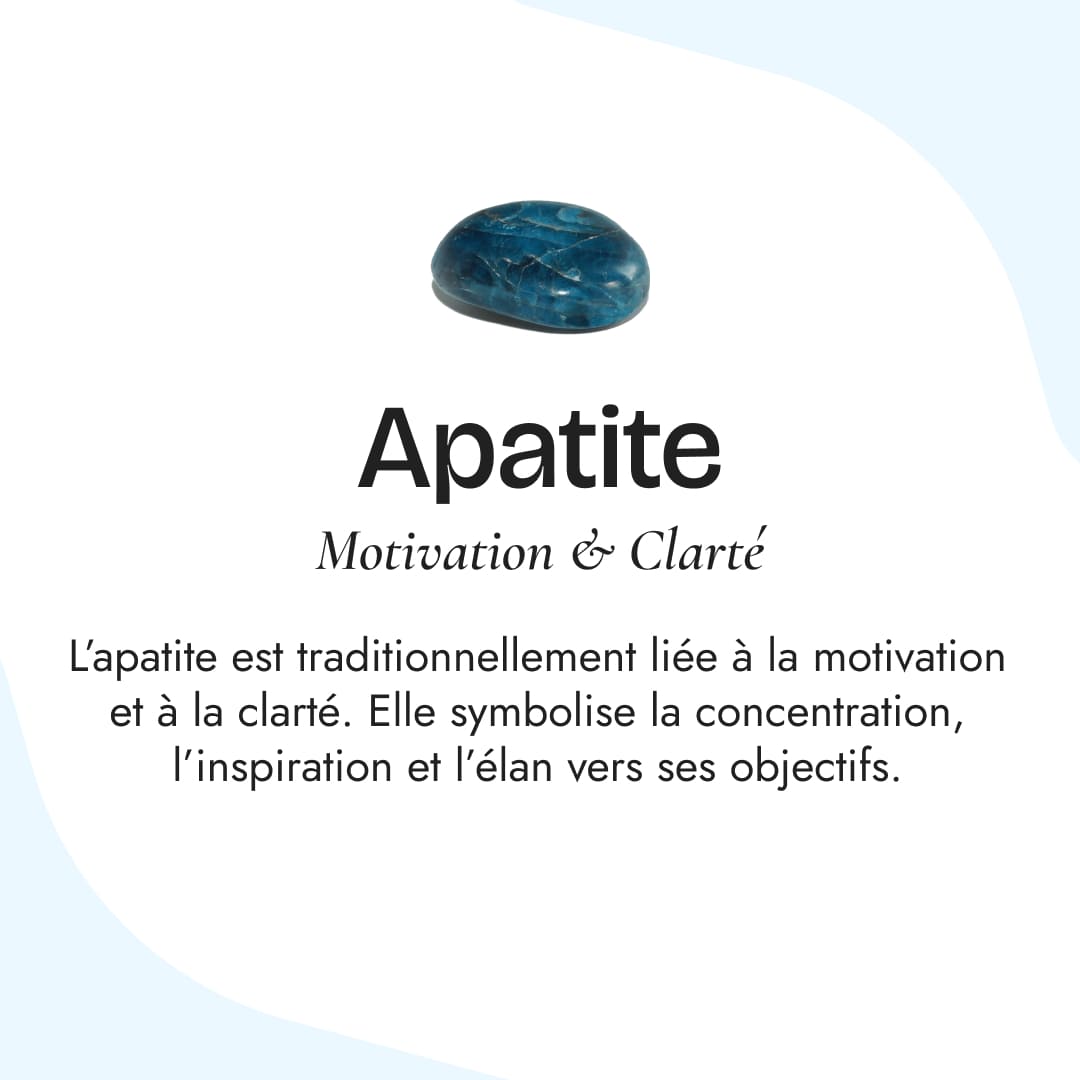 Bracelet "Nouvel Élan" en Apatite & Oeil de Tigre