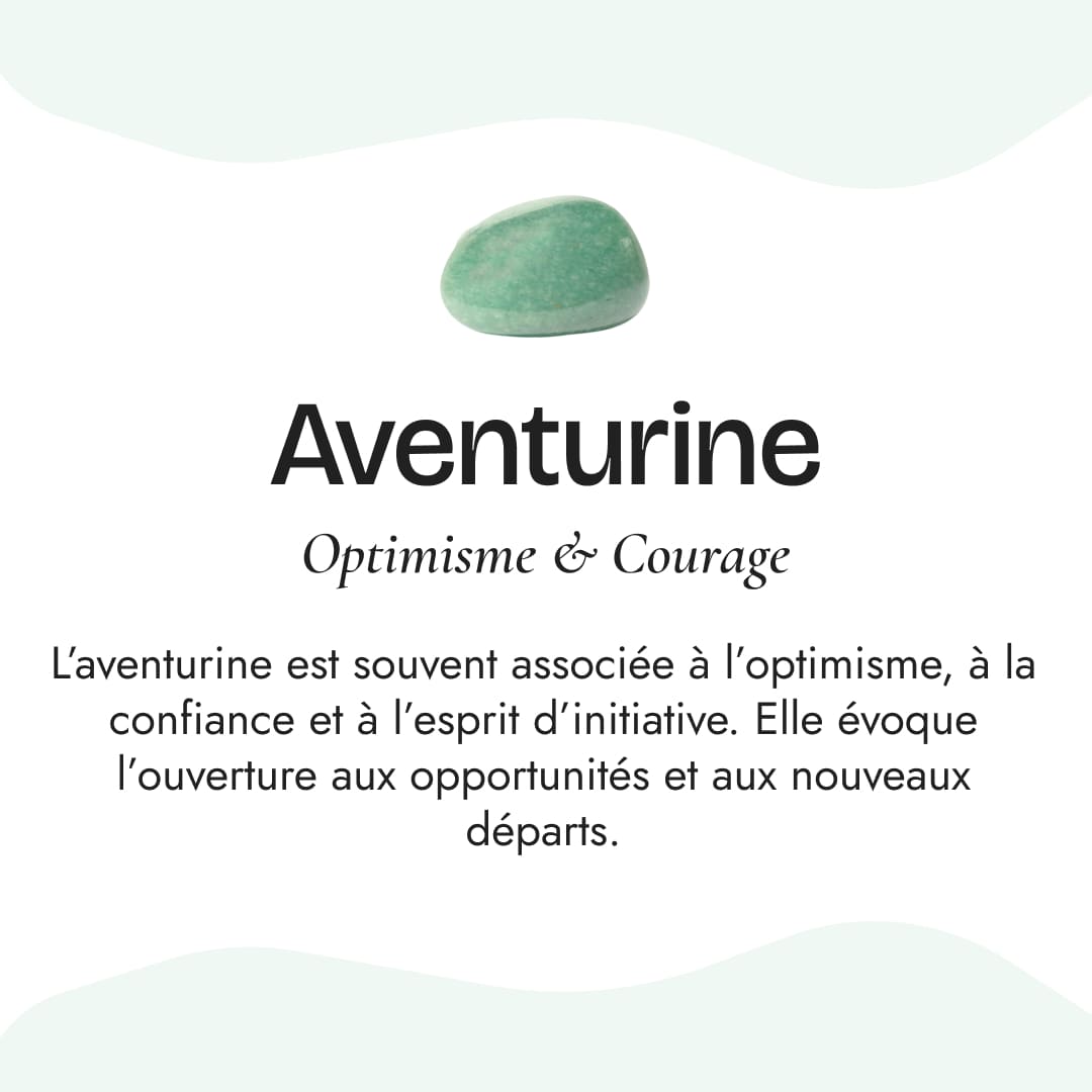 Bague Ajustable "Vision" en Pierre Naturelle