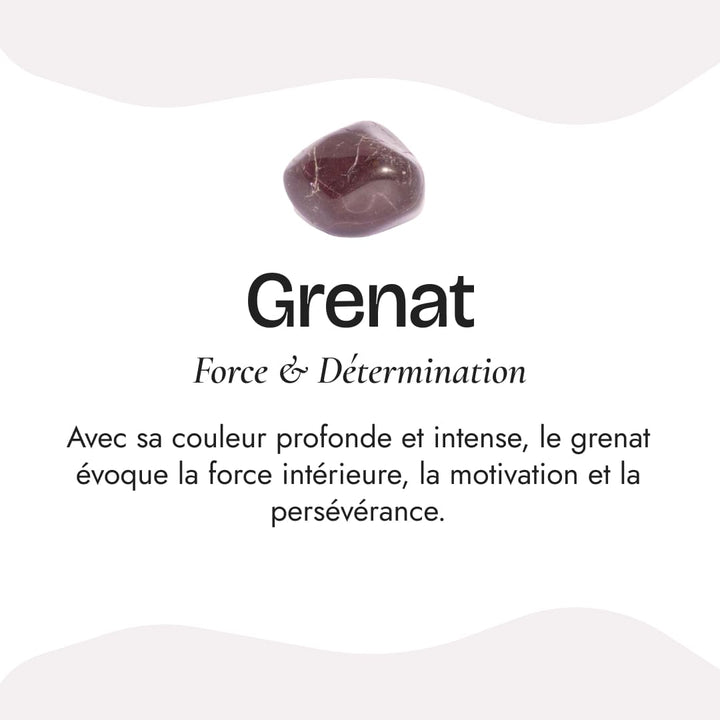 Pendentif Cœur de Grenat