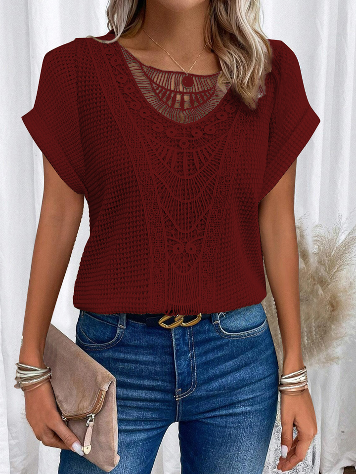 Louise | Top bohème crocheté