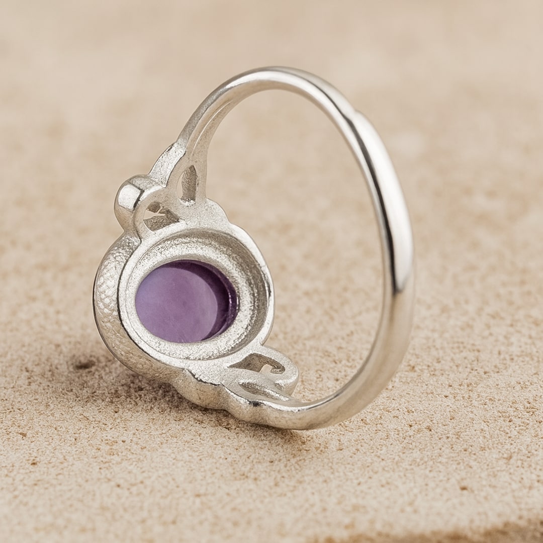 Bague "Accalmie" en Améthyste