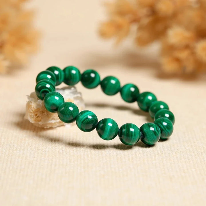 Bracelet "Renouveau" en Malachite