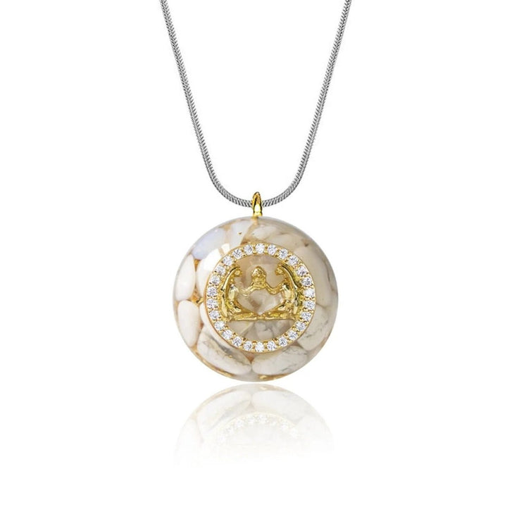 Pendentif Orgonite "Signe Astrologique" en Éclats de Pierres