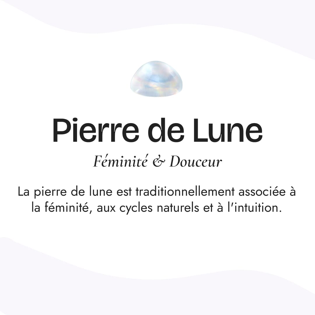 Bague "Lune Intuitive" en Pierre de Lune