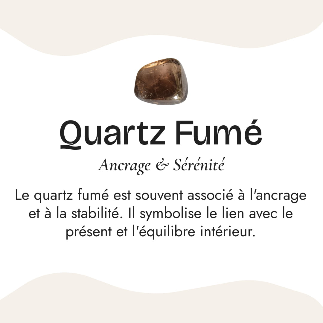 Bracelet "Réussite & Protection" en Oeil de Tigre, Grenat, Tourmaline & Quartz Fumé