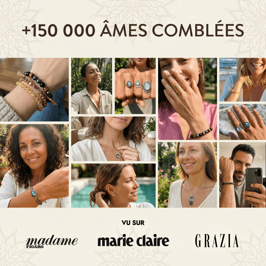 Bague Réglable “Reflets Boréaux” en Labradorite