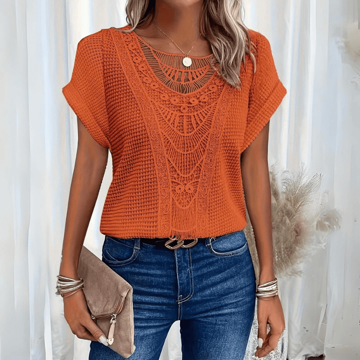 Louise | Top bohème crocheté
