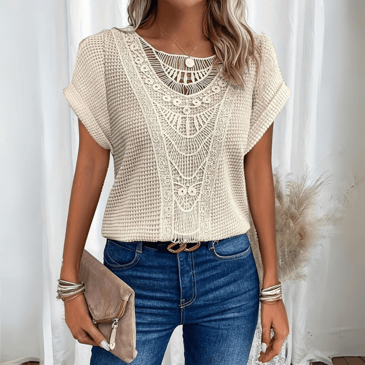 Louise | Top bohème crocheté